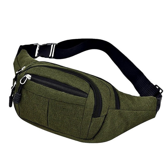 Fashion Casual Canvas Waist Pack for Phones and Wallets