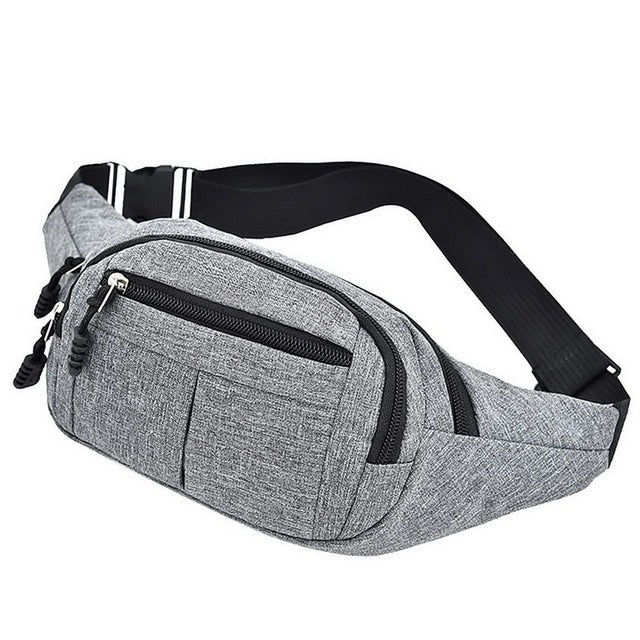 Fashion Casual Canvas Waist Pack for Phones and Wallets